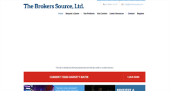 Desktop Screenshot of brokerssource.com