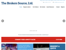 Tablet Screenshot of brokerssource.com